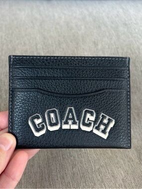 COACH Black Card Case